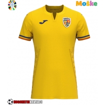 Moške Nogometnih dresov Romunija Domači EP 2024 Kratki rokavi